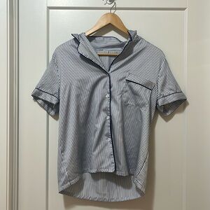 Vintage stripped PJ set - Blue & White - Women’s M/L